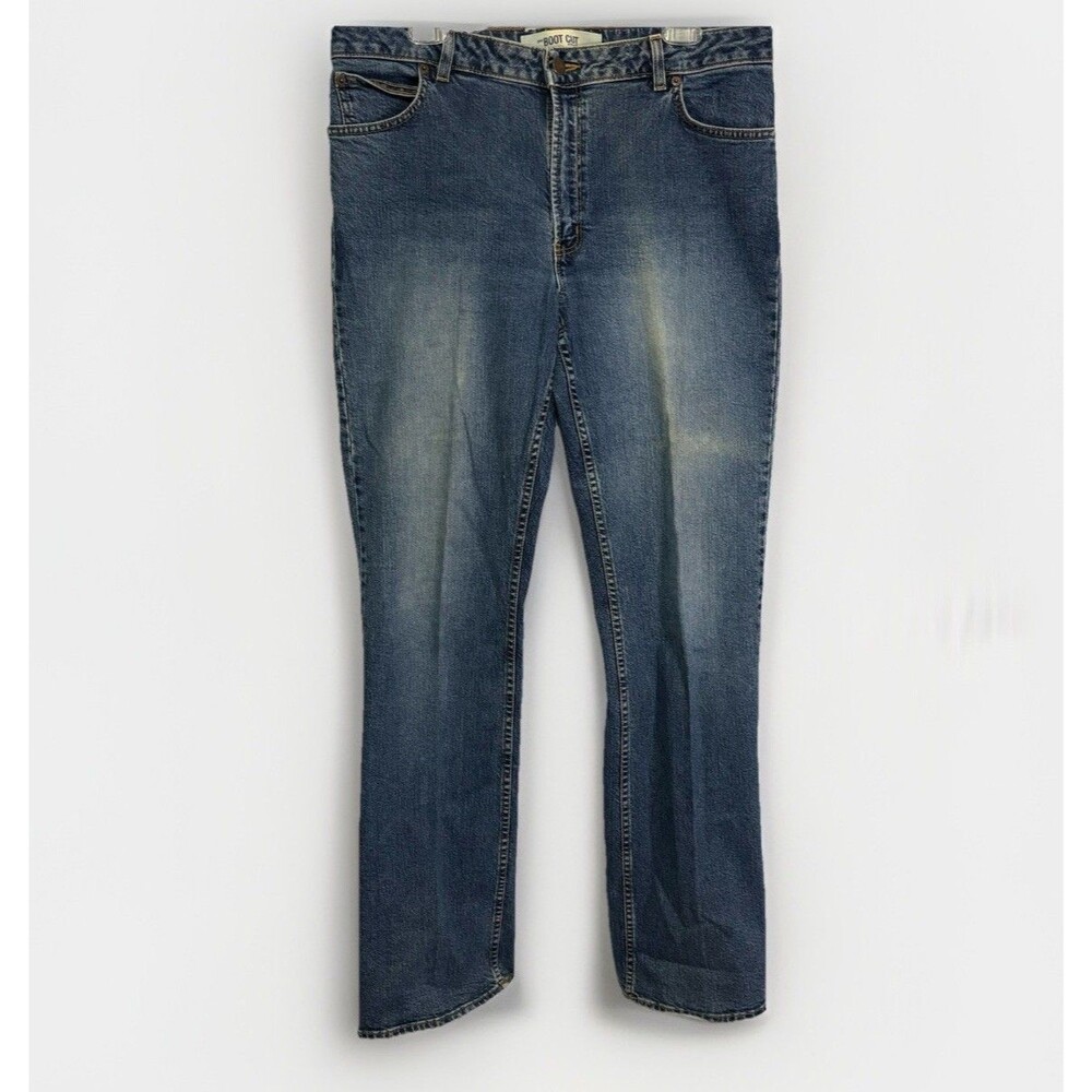 Vintage Gap‎ Bootcut Jeans Women's 14L Blue Denim Stretch Mid Rise Western Y2K